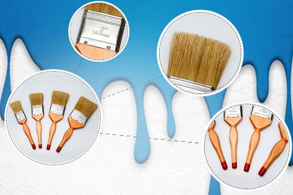 Chinese Suppliers Good Quality Hair Decorative Wall Paint Brush