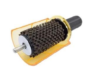 100mm Hex Shaft Ski Roto Brush Ski Waxing Brush