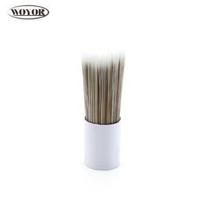 Two-Color Sharpened Monofilament with White and Brown Ginseng Brush Filament