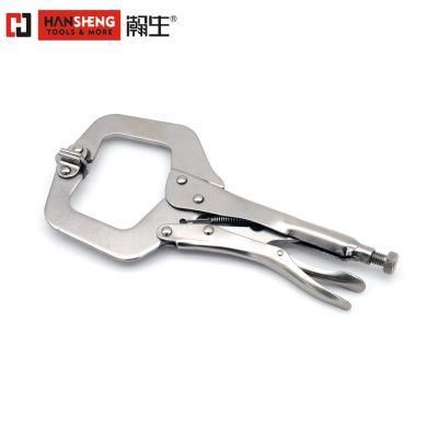 Straight Jaw, Carbon Steel, Nickel Plated, Curved Jaw, Round Jaw, Locking Pliers, Pliers, Chain Type Locking Pliers