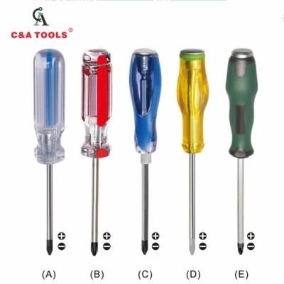 High Quality Screwdriver with Plastic Handle