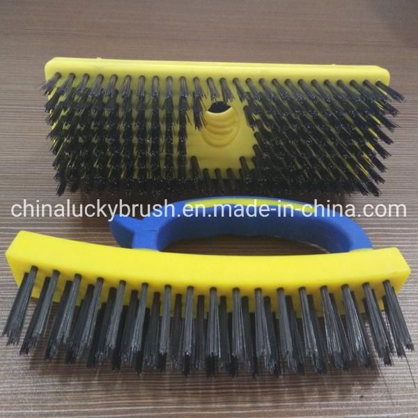 Plastic Holder Steel Wire Polishing Brush (YY-432)