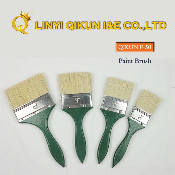F-45 Hardware Decorate Paint Hand Tools Wooden Handle Bristle Paint Roller Brush
