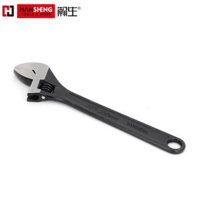 6&quot;, 8&quot;, 10&quot;, 12&quot;, Made of Carbon Steel, Black Phosphating, Adjustable Wrench with Scale, High Quality