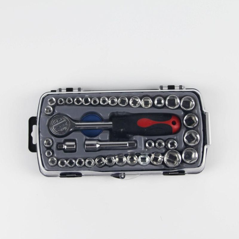 Unfolded Hand Tool Adjustable Ratchet Socket Set Wrench
