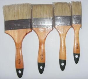 Factory China Bristle Paint Chip Brushes Wood Handle 4pk