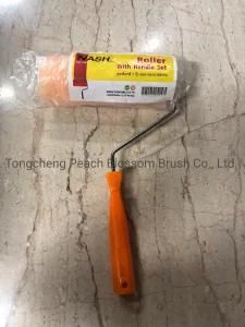 Different Colors of Roller Orange Handle Paint Roller Brush