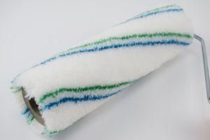 Orange Handle Blue Green Stripes 9 Inch Roller Brush Hardware Tool