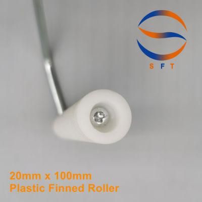 Customized 20mm Plastic Finned Rollers FRP Rollers for Laminates