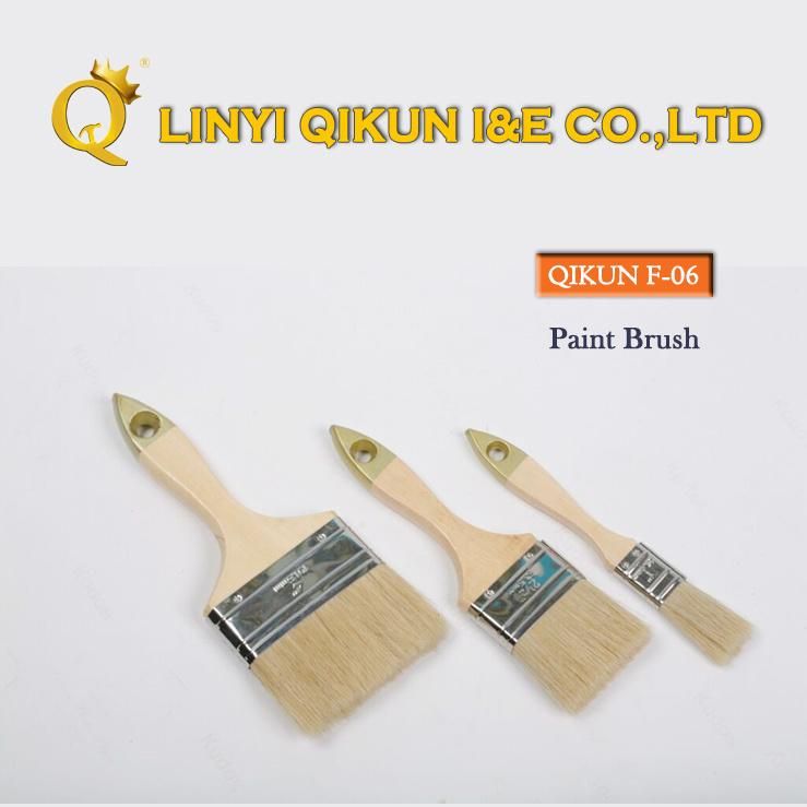 F-03 Hardware Decorate Paint Hand Tools Wooden Handle Bristle Paint Brush
