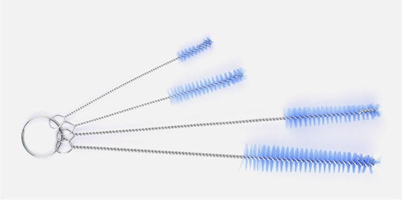 Crevice Pipe Cleaning Brush Four Sets of Stainless Steel Nylon Material