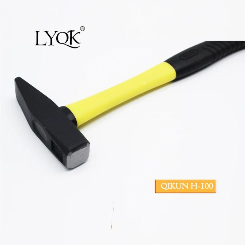 H-100 Construction Hardware Hand Tools Hardwood Handle German Type Machinist Hammer