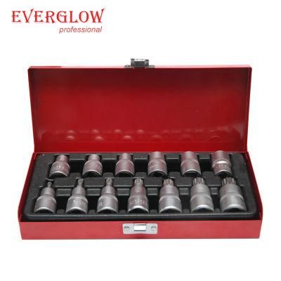 13PC Bits Socket Set with Metal Box