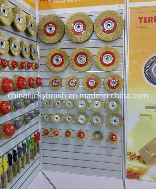4inch Steel Wire Knotted Wheel Brush with M14X2 (YY-641)