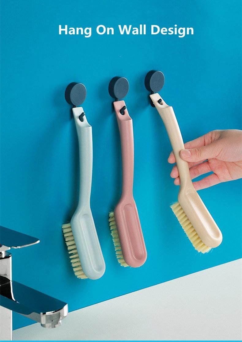 Long Handle Shoes Cleaning Brush PBT Soft Brush Laundry Brush