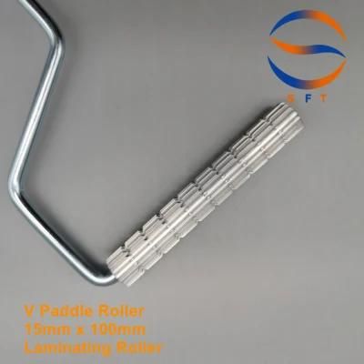 15mm Diameter 100mm Length Aluminium Paddle Paint Roller Brush