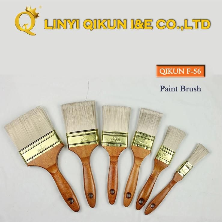 F-47 Hardware Decorate Paint Hand Tools Wooden Handle Bristle Paint Roller Brush