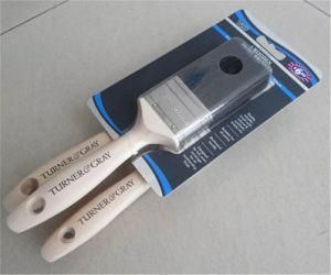 China Bristle Chip Brushes Paint Brush Wood Handle 2&quot; 3pk