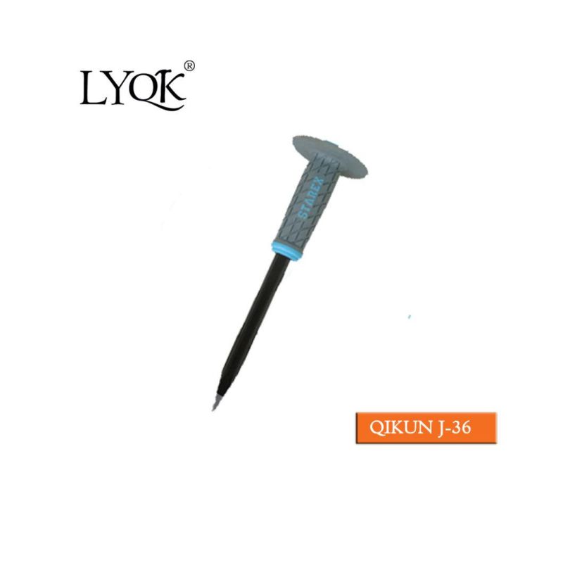 J-27 Soft Plastic Grip Pointed Cold Chisel