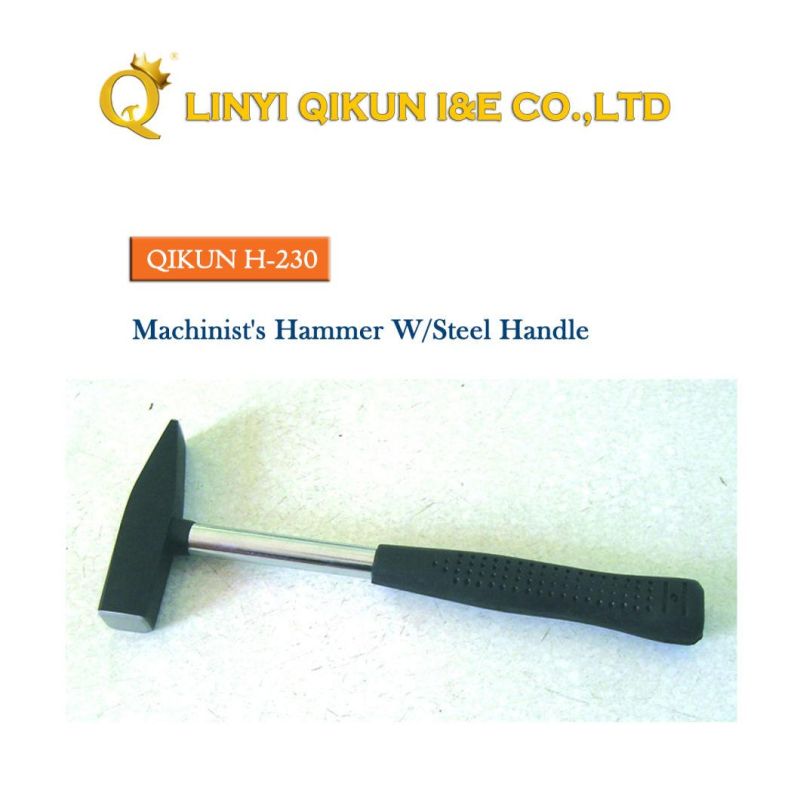 H-222 Construction Hardware Hand Tools Fiberglass Handle German Type Machinist′s Hammer