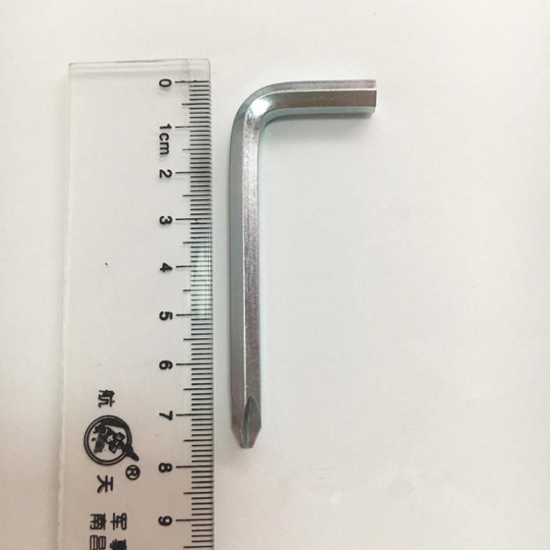 6mm Carbon Steel Galvanized Cross Screwdriver Plum Head Spanner