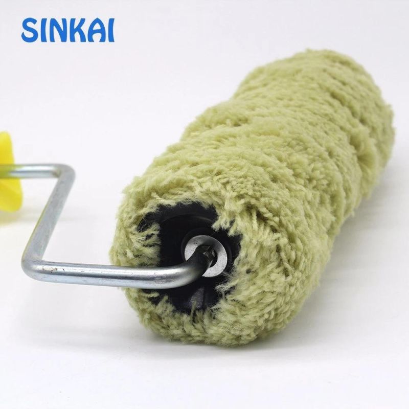 High Quality 100% Polyester Paint Roller with Plastic Handle