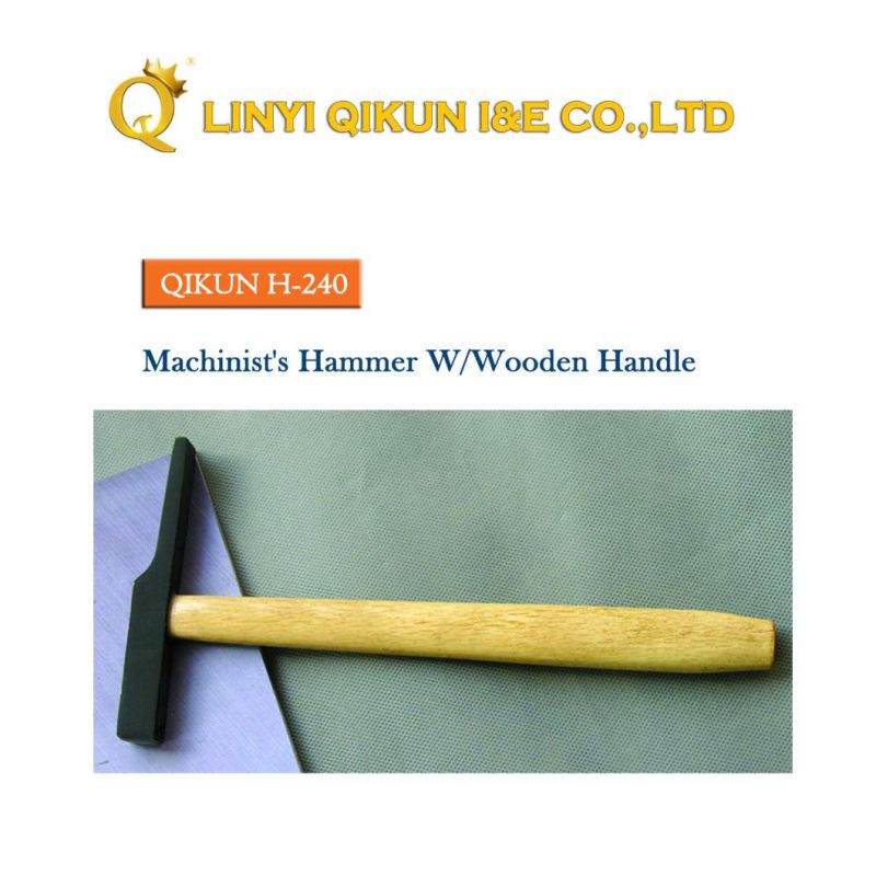 H-230 Construction Hardware Hand Tools Fiberglass Handle German Type Machinist′s Hammer