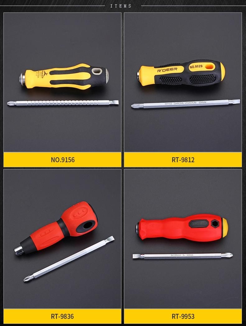 TPR Handle Dual Purpose Screwdrivers