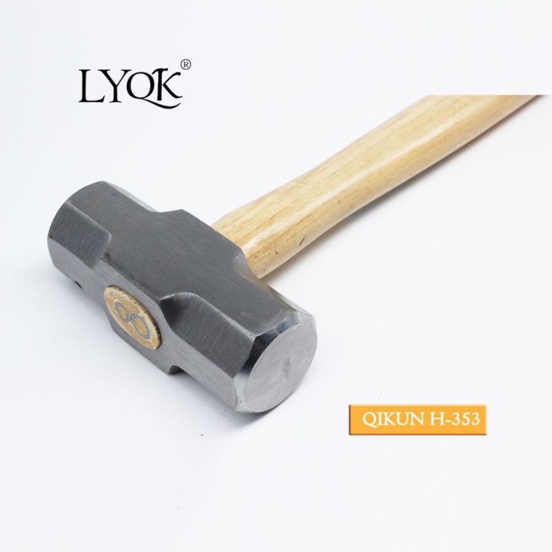 H-353 Construction Hardware Hand Tools Hard Wood Handle Sledge Hammer