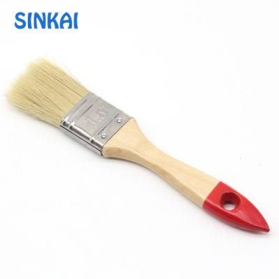 Pure Bristle Hair Paint Brush with Wooden or Plastic Handle