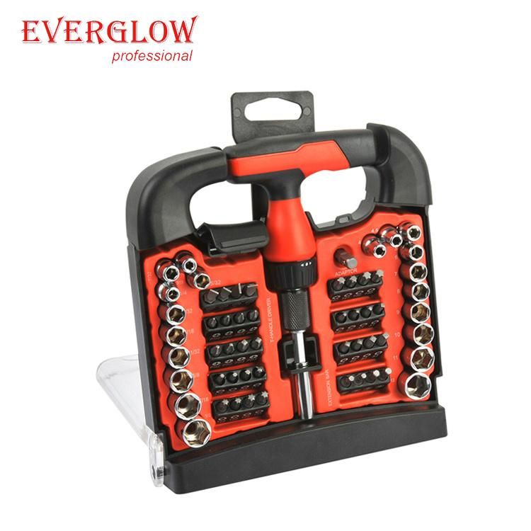 59PC Household T-Handle Ratchet Screwdriver Set