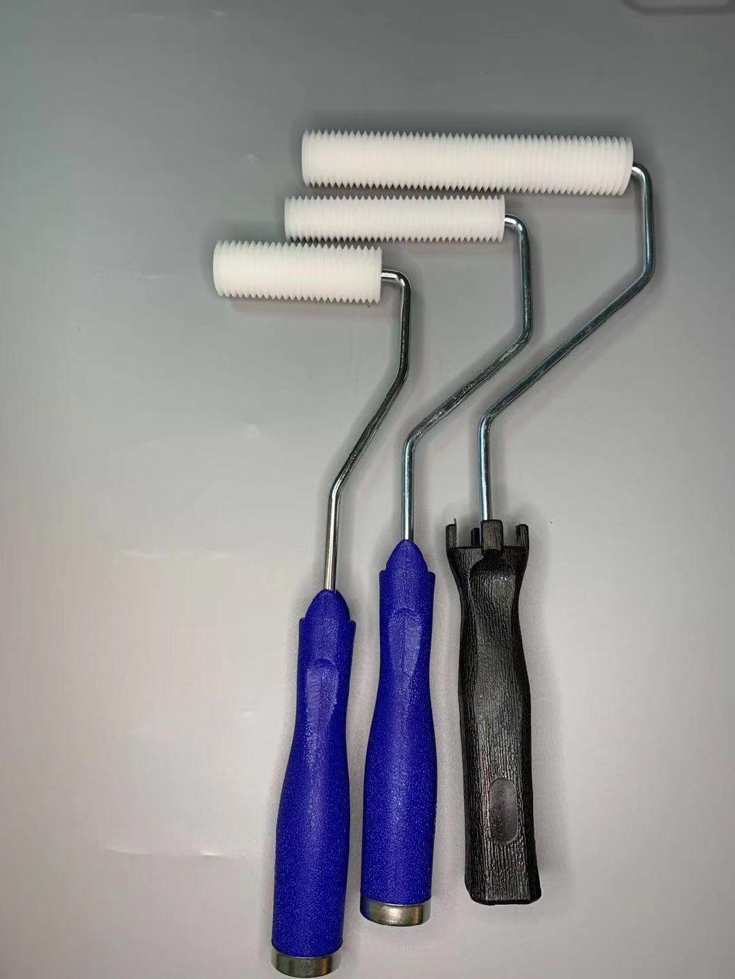 FRP Roller Customized Zinc Plated Teflon PTFE Finned Roller Diameter Roller Size 30mm*150mm FRP Laminating