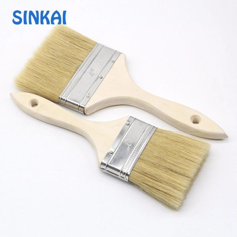 Large Area Wooden Handle Paint Brushes for Sale