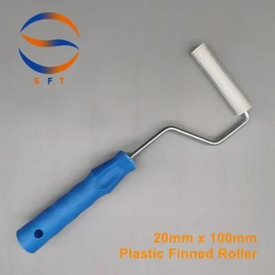 20mm Diameter 100mm Length Plastic Finned Rollers for GRP Laminates