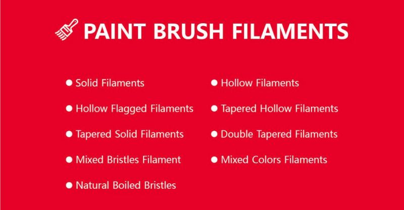 Cheap Price China Chinese Factory Synthetic Bristle Paint Brush Bristle