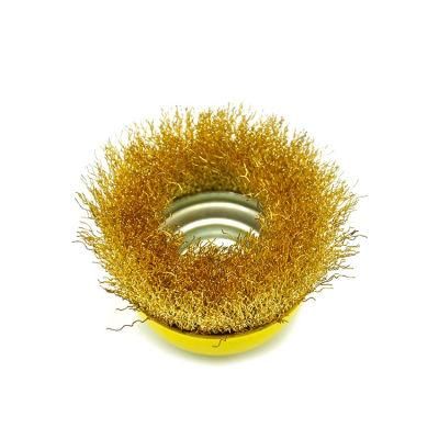 Twist Style Crimped Wire Cup Brush Polishing Steel Wire Cup Brush