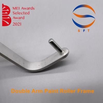 12&prime;&prime; Aluminium Double Arm Frames for Paint Roller Extension Poles