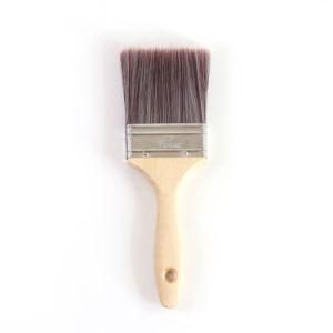 Brown Bristle Brush Wire with Wooden Handle Paint Brush