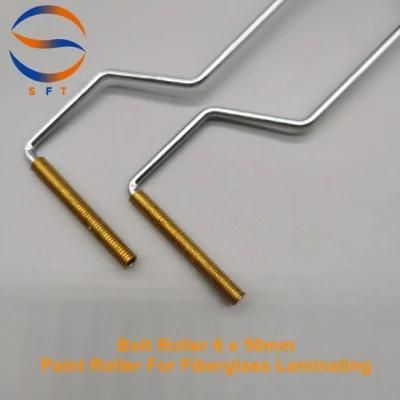 6mm Brass Bolt Screw Roller FRP Rollers for Fiberglass Laminating