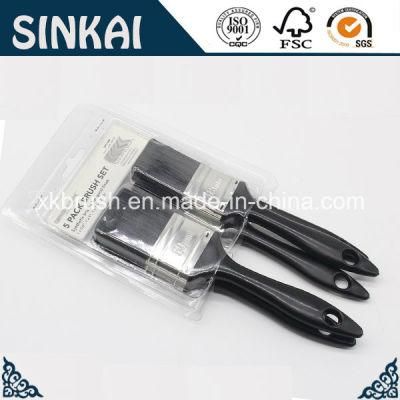 Plastic Handle Paint Brush with Pet Filament