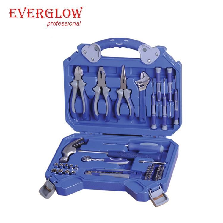 64PCS Household Repair Hand Tools Box Set