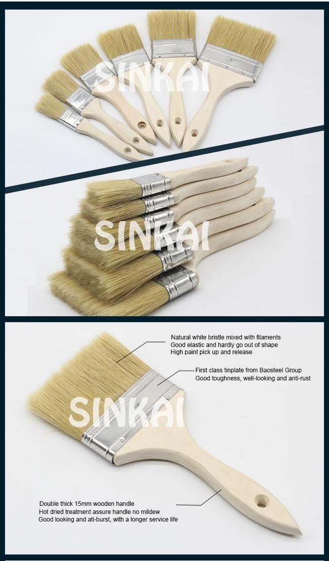 Double Thick Paint Brushes with 15mm Thickness