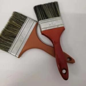 Wooden Handle Paint Brush with Pure Bristle