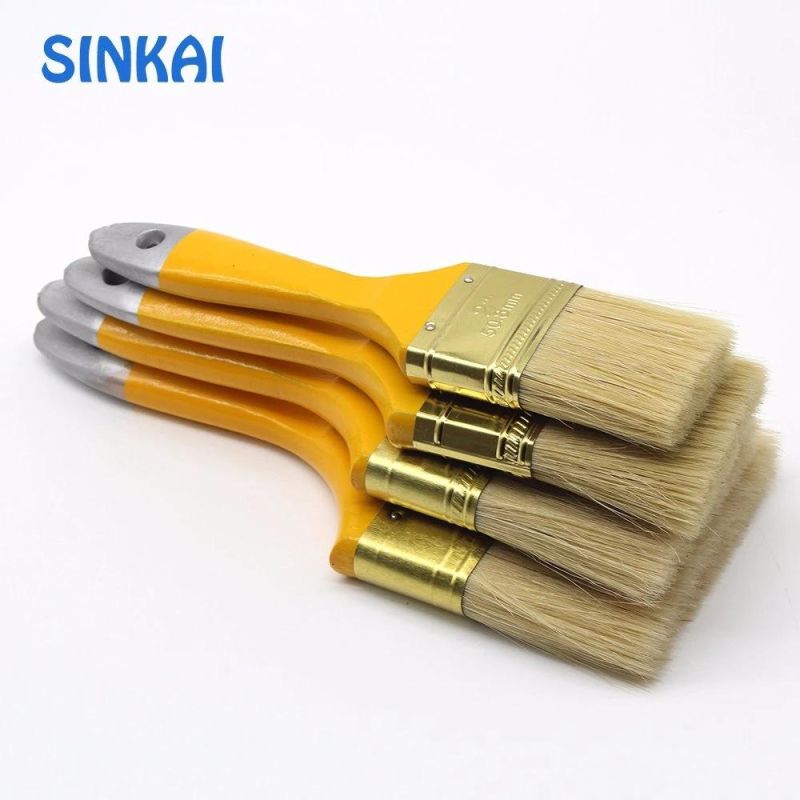 Wood Handle Pure Bristle Paint Brush for Decoration