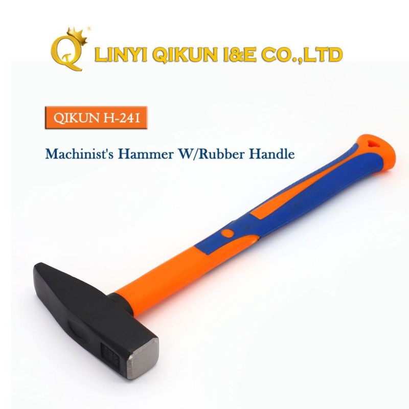 H-230 Construction Hardware Hand Tools Fiberglass Handle German Type Machinist′s Hammer