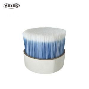 White Mixed Blue Color Tapered Filament Paint Brush
