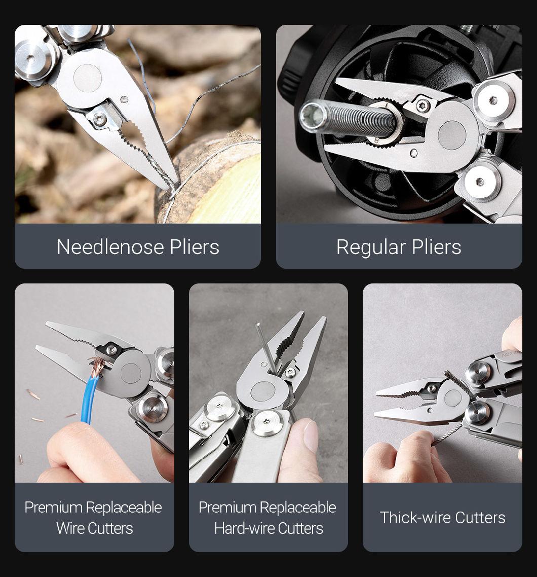 Nextool Flagship PRO Stainless Steel Multi Tool with Pliers Knife