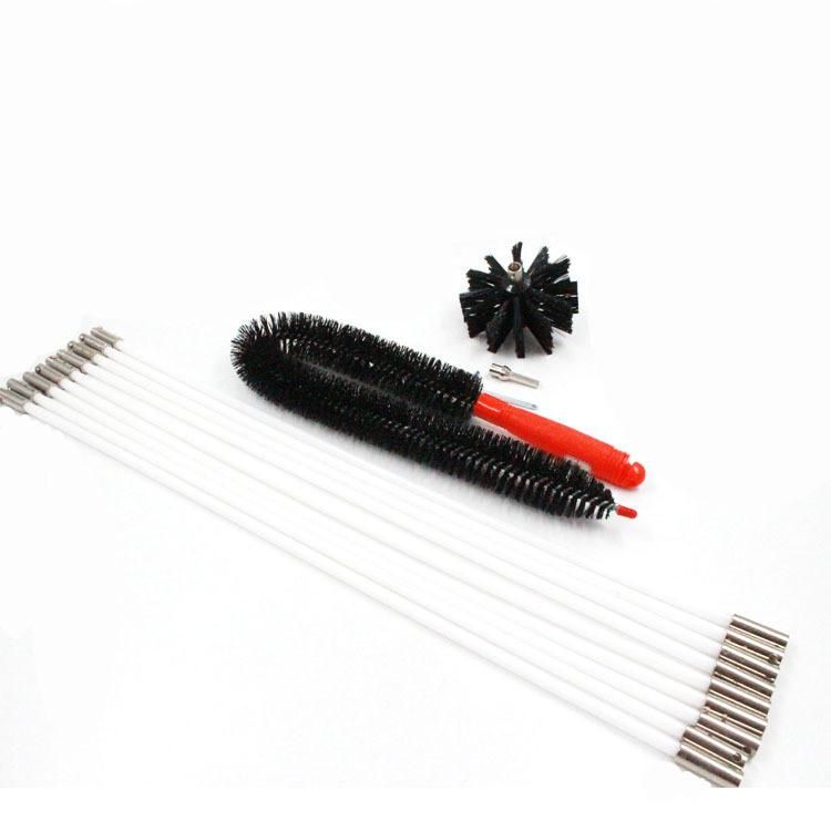 Chimney Brush Dryer Pipe Brush Cleaning Brush Inner Wall Pipe Range Hood Cleaning Brush Set