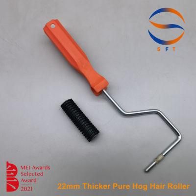 22mm Thicker Pure Hog Hair Rollers FRP Hand Tool Set