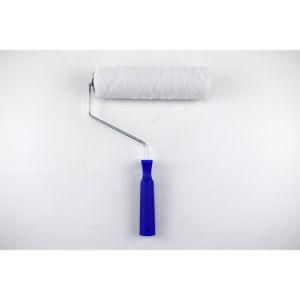 White Roller Blue Plastic Handle Roller Brush for Decoration